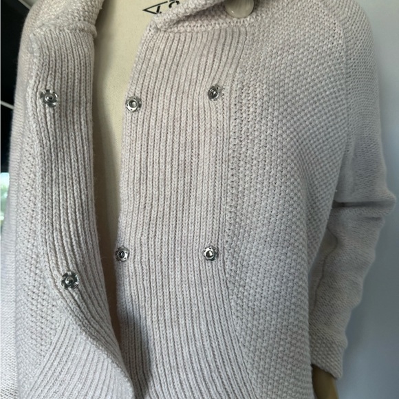 RW&CO. Cream Cowl Neck knit Sweater. Ptp 19” length 25” - Picture 4 of 10